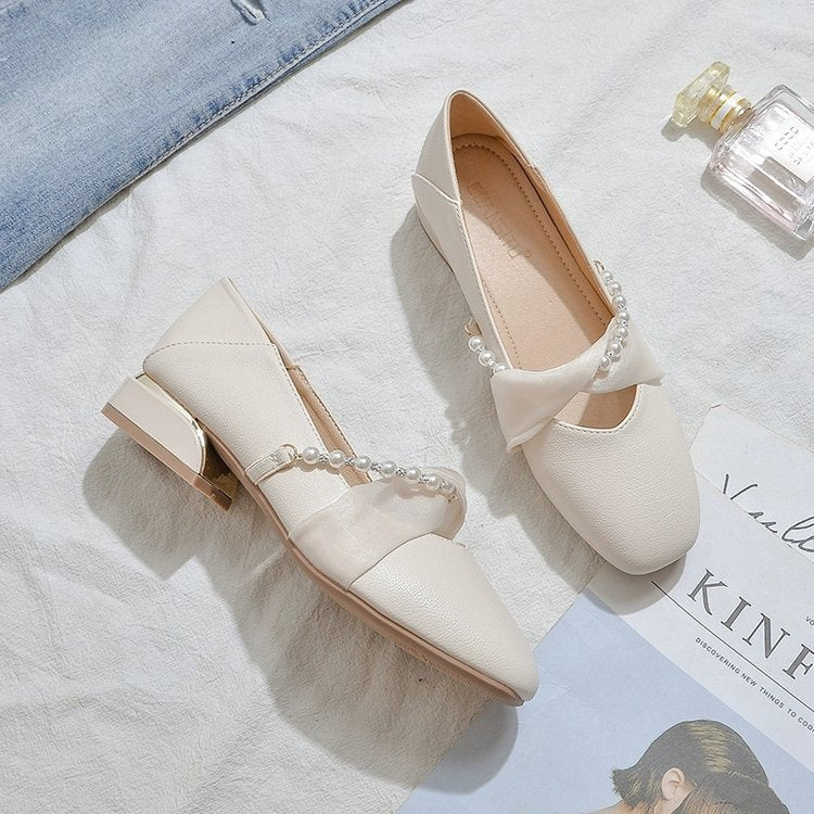 Damen elegante Ballerinas mit modischem Riemendesign und funkelnden Strassdetails Drune