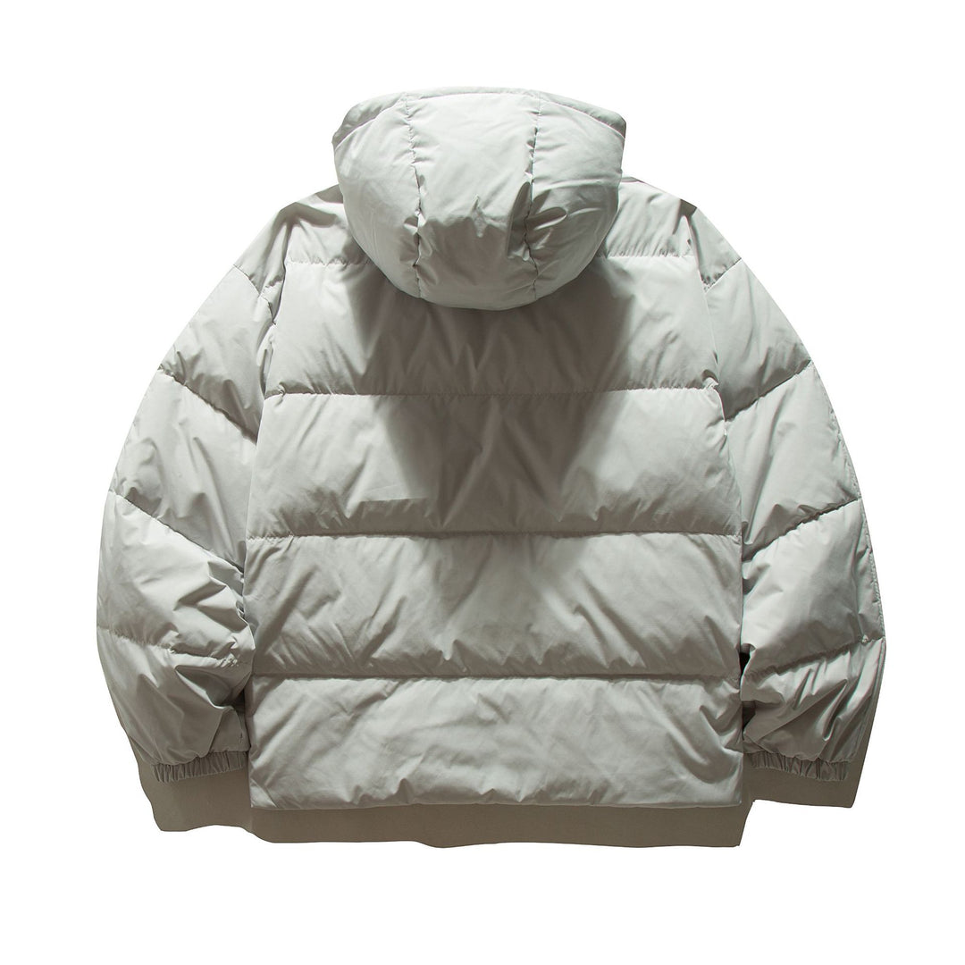 Damen Oversize gesteppte Kapuzenjacke mit voluminöser Thermowattierung Drune