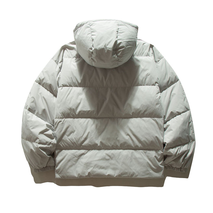 Damen Oversize gesteppte Kapuzenjacke mit voluminöser Thermowattierung Drune
