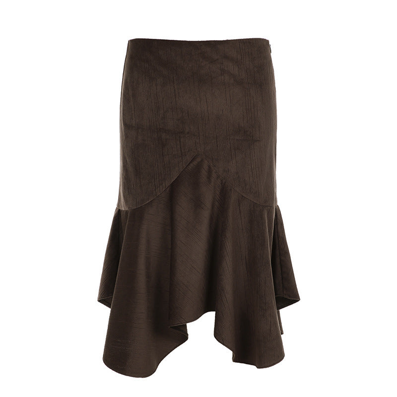 Damen Eleganter ausgestellter Rock mit raffinierter Silhouette Drune