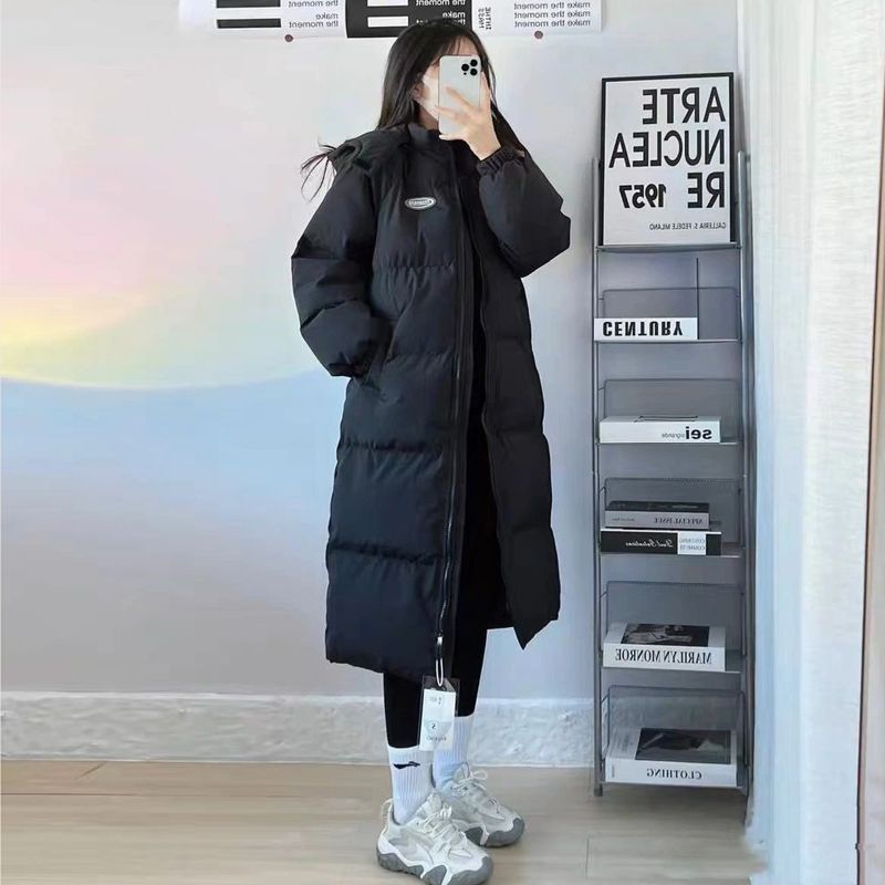 Damen Langer isolierter Pufferparka mit hohen Seitentaschen Drune