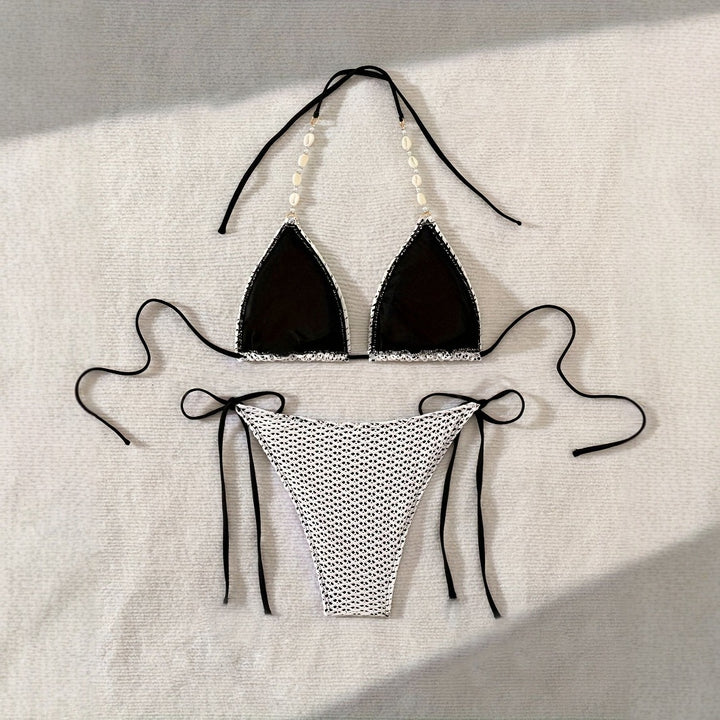 Damen Triangel-Bikini mit Muscheldetails Drune
