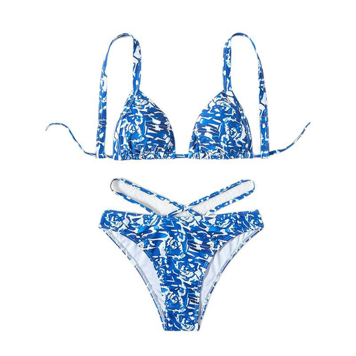 Damen Triangel-Bikini mit gekreuztem Rückenteil Drune
