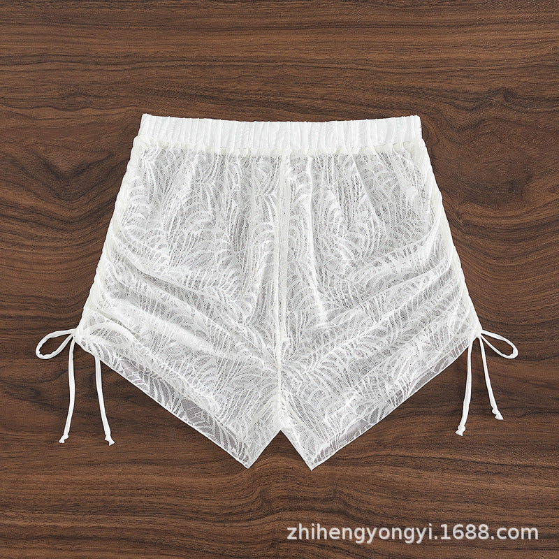 Damen Transparente Strandshorts Drune