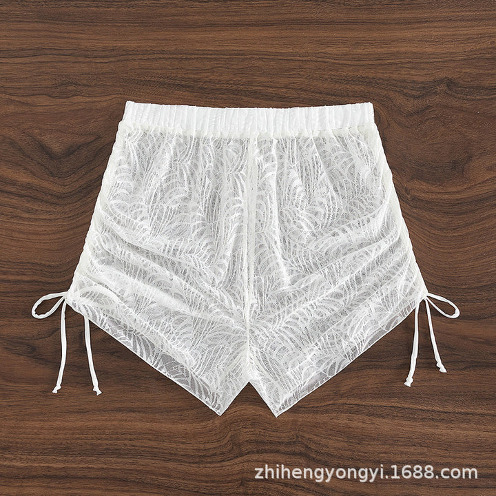 Damen Transparente Strandshorts Drune