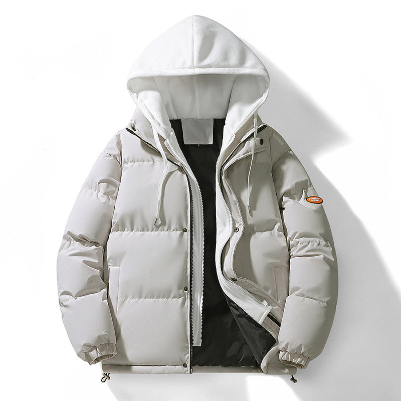 Herren Zweilagige Pufferjacke mit integrierter Kapuzen‑Sweatlage und Thermofutter Drune