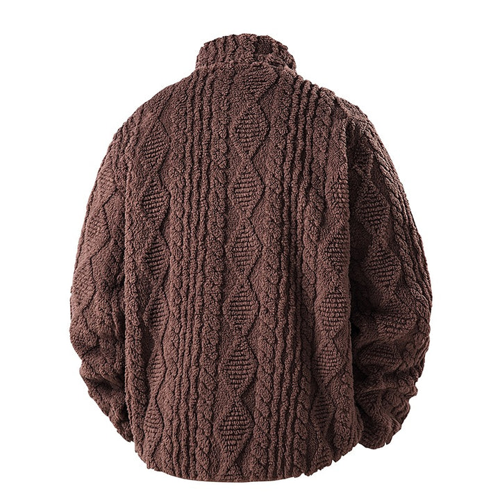 Herren Kuschelige Fleecejacke Drune