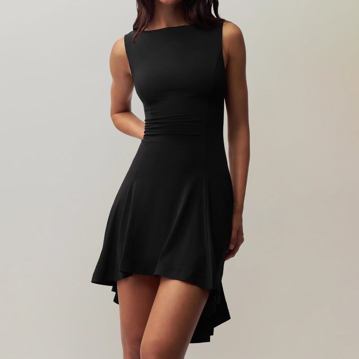 Drune | Ärmelloses Kleid mit Kragen