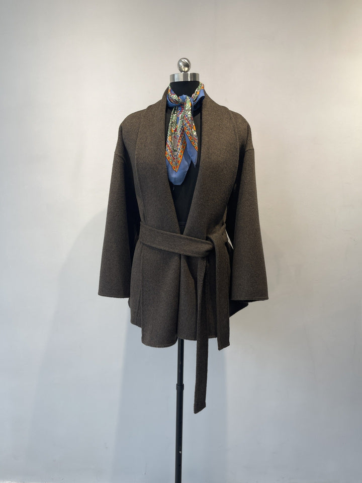 Damen Eleganter Wickelcardigan Drune
