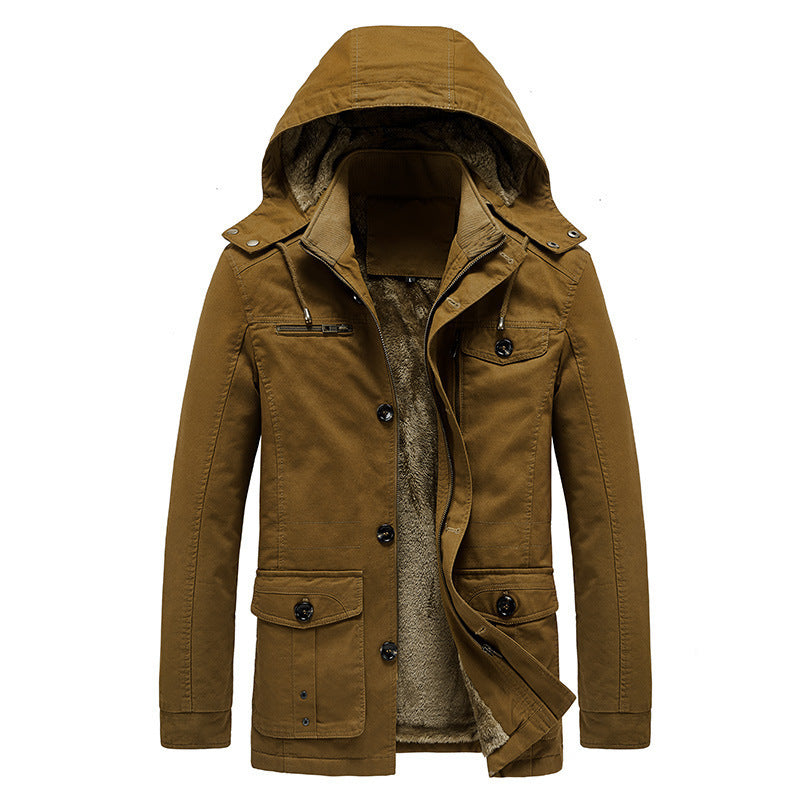 Herren Robuste und Warmgefütterte Outdoor-Jacke Drune