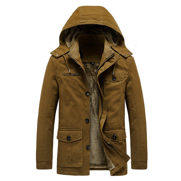 Herren Robuste und Warmgefütterte Outdoor-Jacke Drune