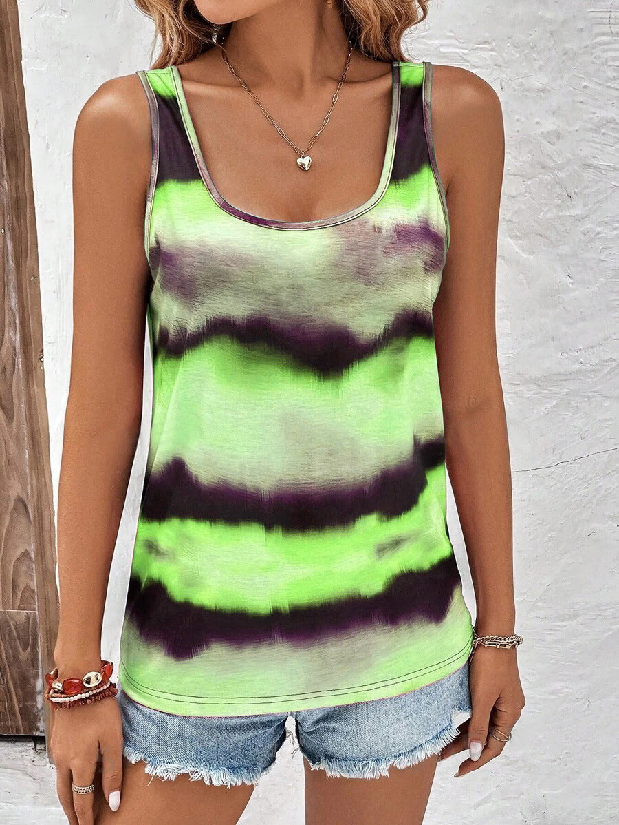 Damen Stylishes Tanktop mit Farbverlauf Drune