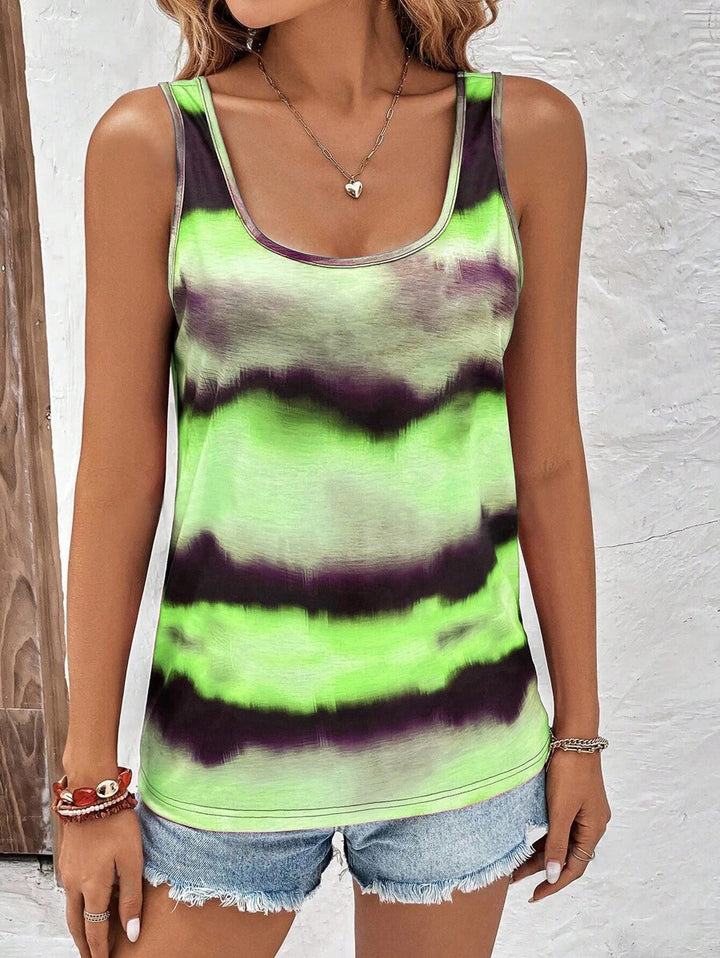 Damen Stylishes Tanktop mit Farbverlauf Drune