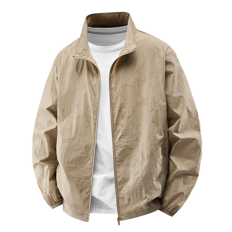 Herren Leichte Winddichte Übergangsjacke Drune