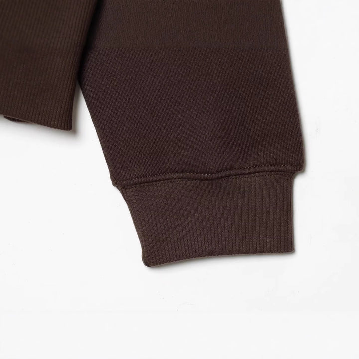 Damen Cropped Boxy Sweatshirt mit 3D-Schleifenapplikation Drune