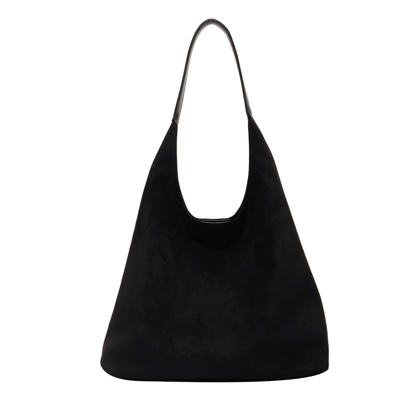 Damen Wildleder Schultertasche Drune