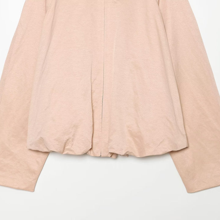 Damen Cropped Übergangsjacke mit hohem Stehkragen und Raglanärmeln Drune
