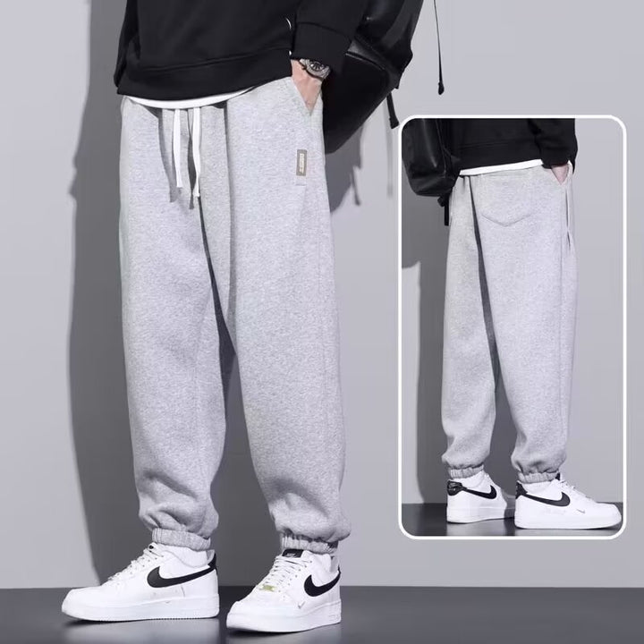 Herren Lässige Jogginghose mit elastischem Bund und praktischen Seitentaschen Drune