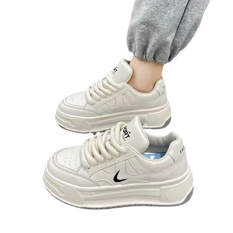 Damen Modische Plateau Sneakers mit dämpfender Sohle und robustem Design Drune