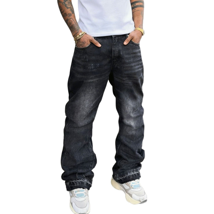 Herren Lässige Denim-Jeans mit Destroyed-Details Drune