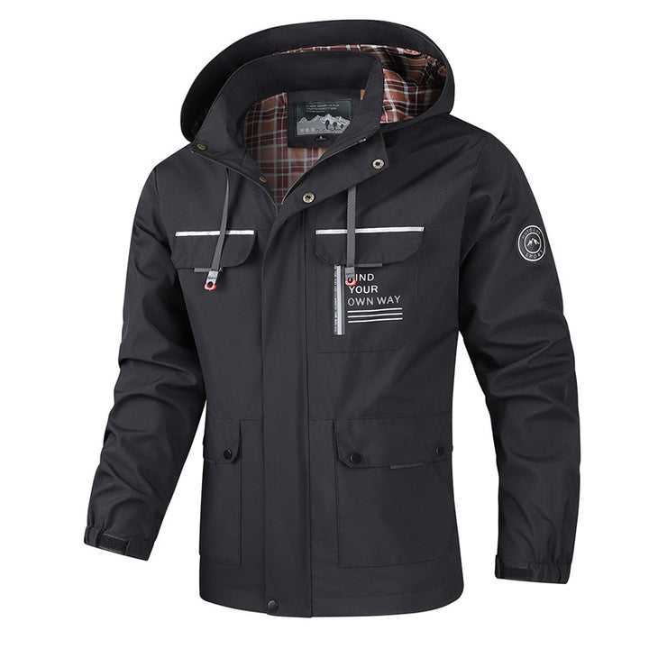 Herren Wetterfeste multifunktionale Jacke Drune