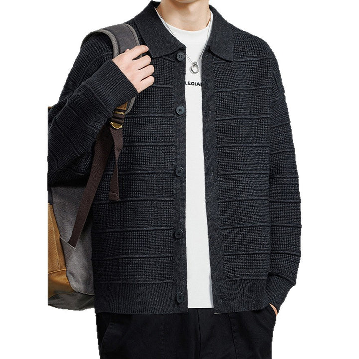 Herren Modische Strickjacke Drune