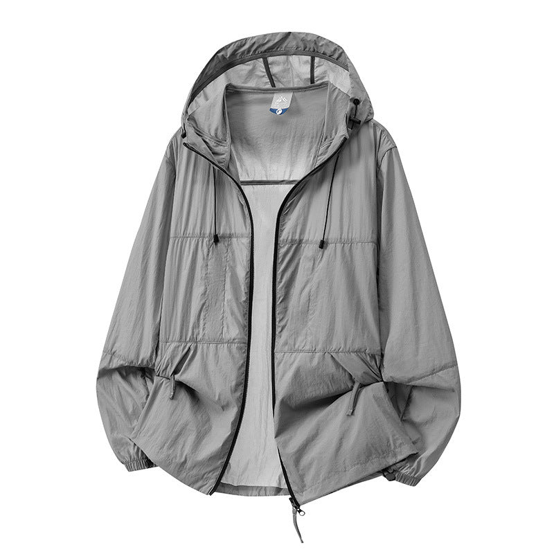 Herren Leichte Outdoor-Windjacke mit Kapuze Drune