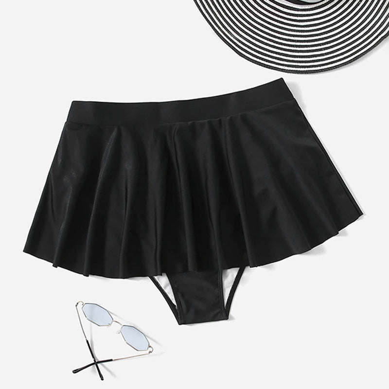 Damen Badeslip mit elegantem Wickelrock Drune