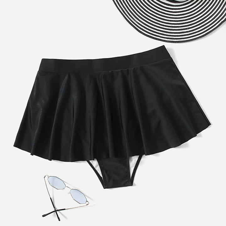 Damen Badeslip mit elegantem Wickelrock Drune