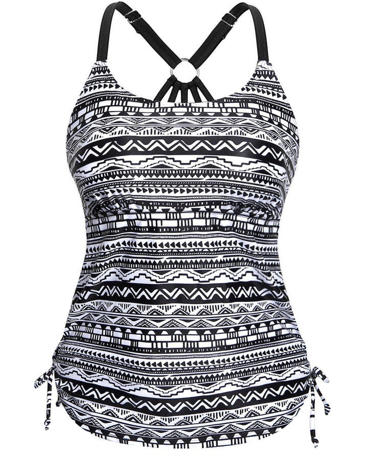 Damen Sportlicher Tankini mit racerback Design Drune