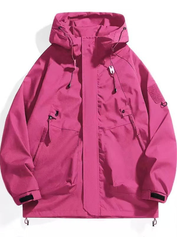 Damen Technische Outdoor-Jacke mit Verstellbarem Kapuzensystem und Multifunktionalen Taschen Drune