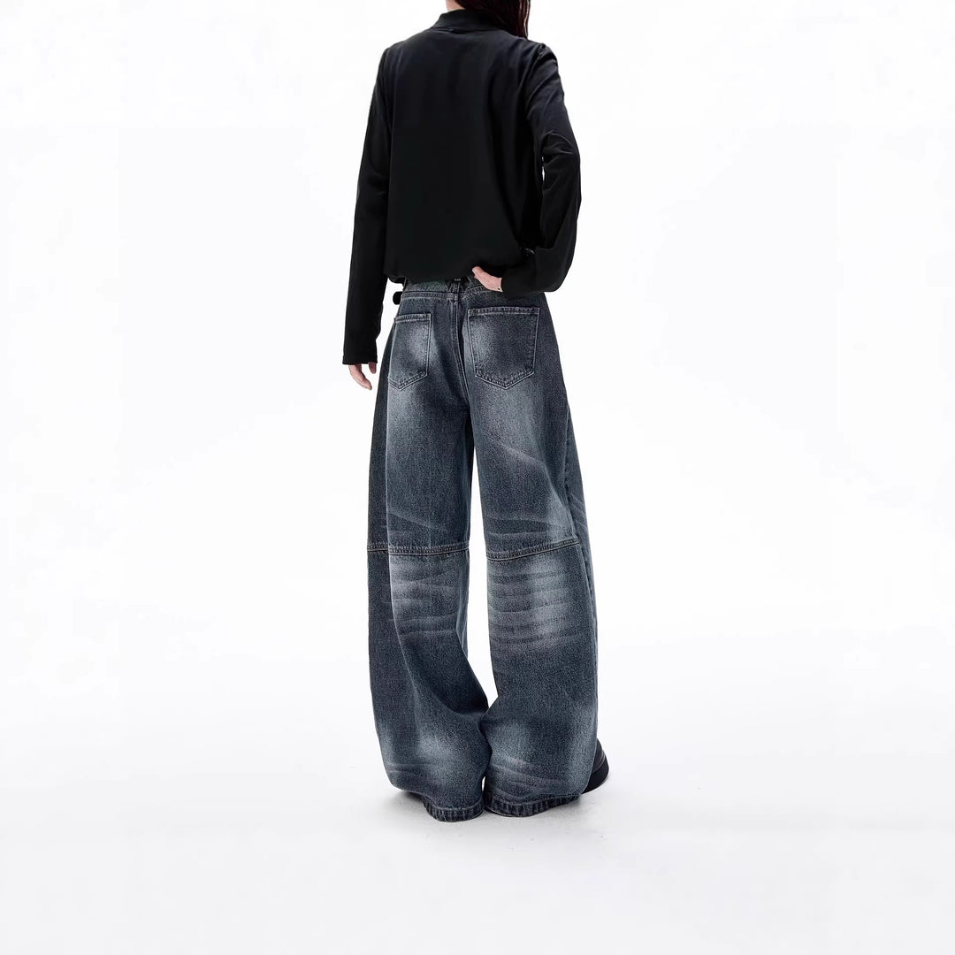 Unisex Trendige Weitgeschnittene Jeans Drune