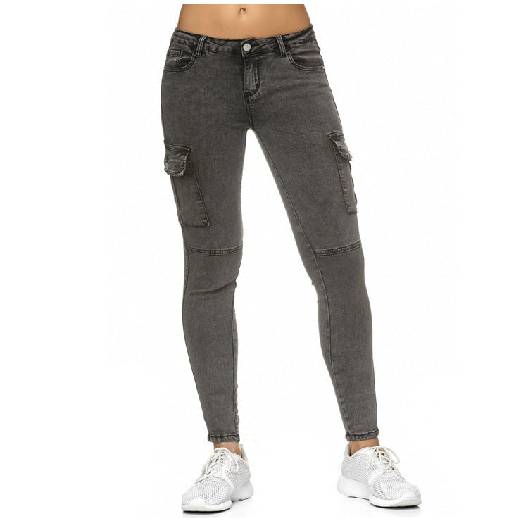 Damen Cargo-Hose mit elastischem Bund und praktischen Seitentaschen Drune