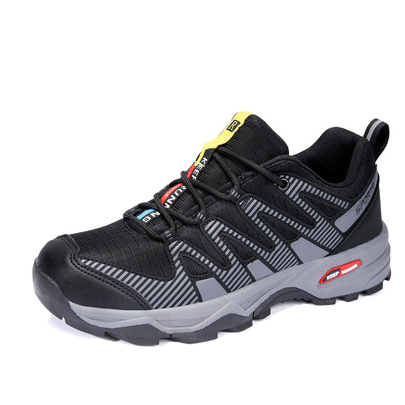 Herren robuste Trail‑Hybrid‑Sneaker mit verstärkter Zehenkappe und griffiger Offroad‑Profilsohle Drune
