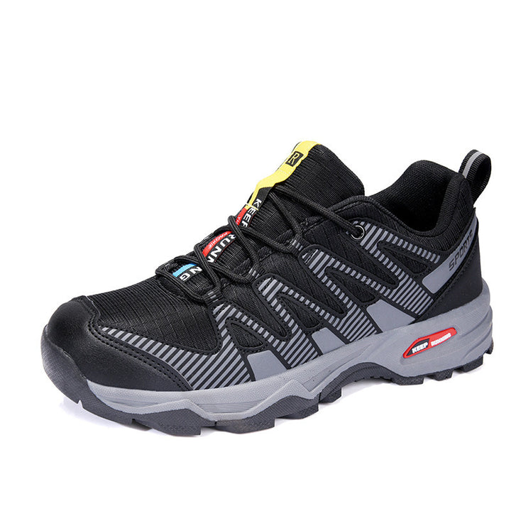 Herren robuste Trail‑Hybrid‑Sneaker mit verstärkter Zehenkappe und griffiger Offroad‑Profilsohle Drune