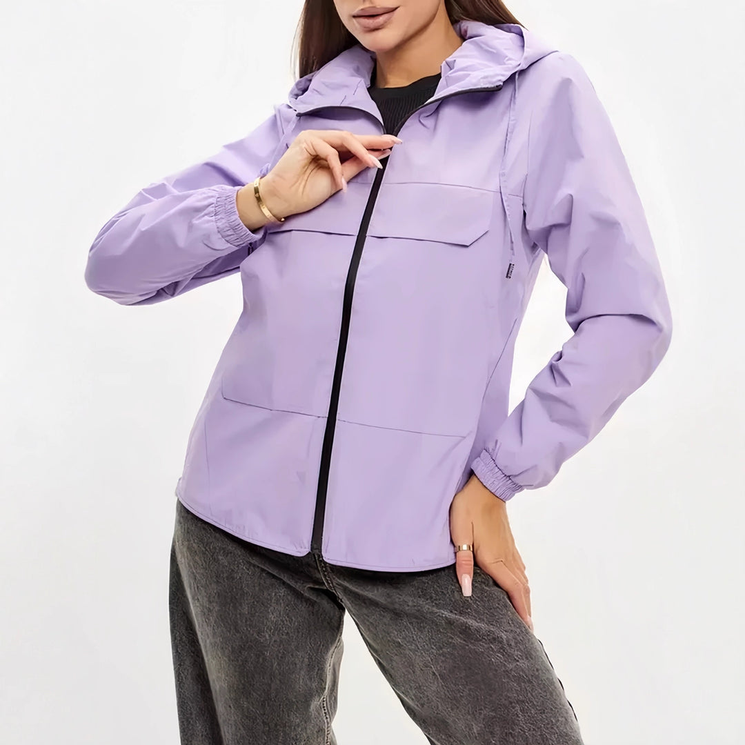 Damen Leichte und Atmungsaktive Übergangsjacke