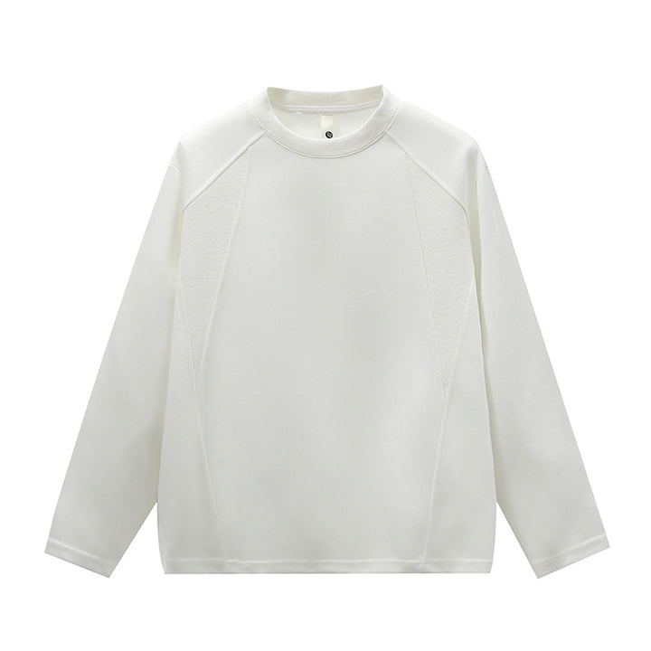 Unisex Oversize Rundhals-Sweatshirt mit Raglannähten und feiner Struktur Drune