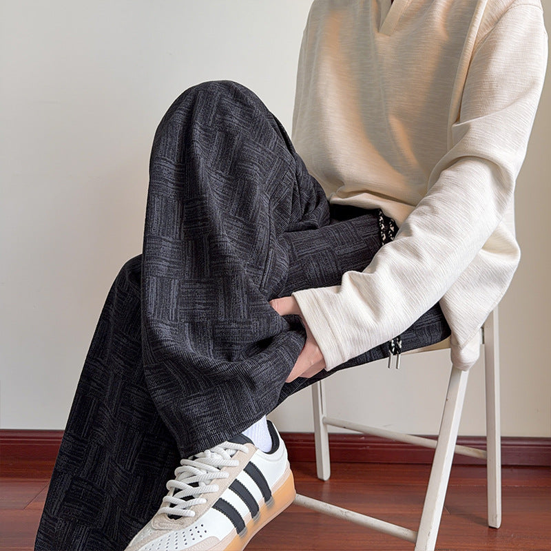 Herren Moderne Freizeithose mit grafischem Muster Drune