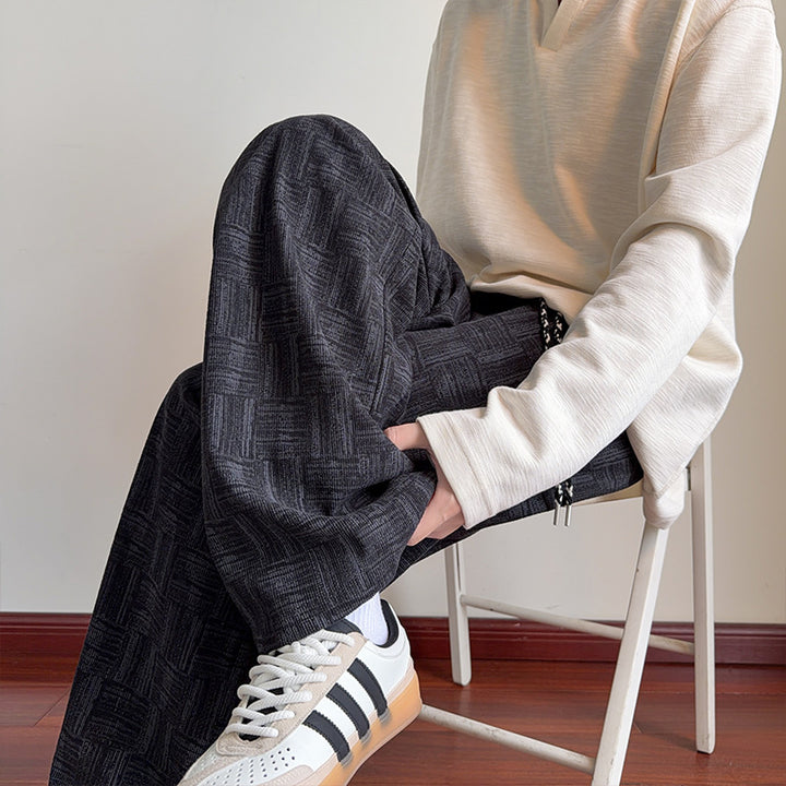 Herren Moderne Freizeithose mit grafischem Muster Drune