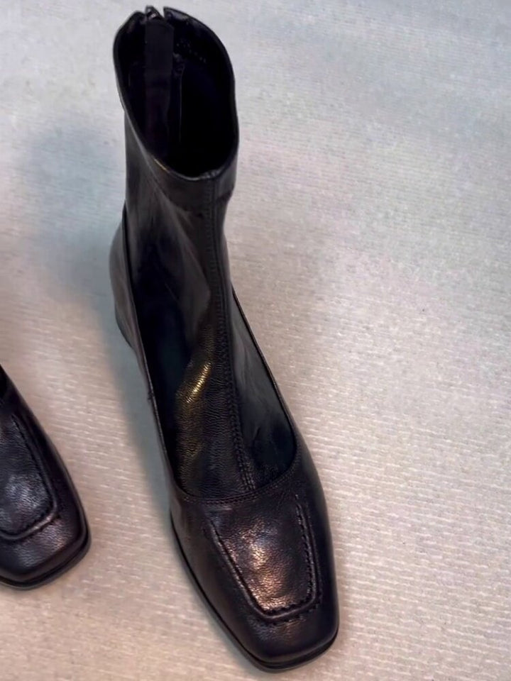 Damen Elegante und modische Stiefeletten Drune