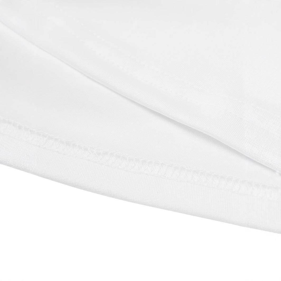 Damen Crop-T-Shirt mit raffiniertem Schleifenaufdruck Drune