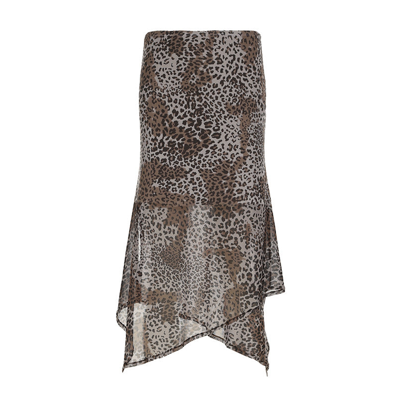 Damen Schicker Maxi-Rock mit Rüschendetails und floralen Mustern Drune