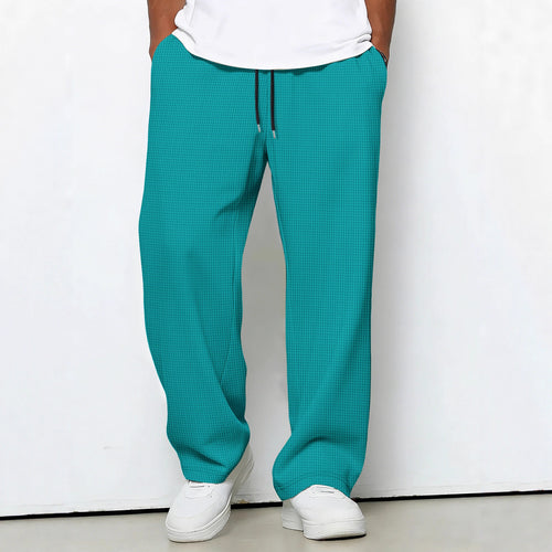 Herren lockere Jogginghose mit Kordelzug und seitlichen Eingrifftaschen Drune