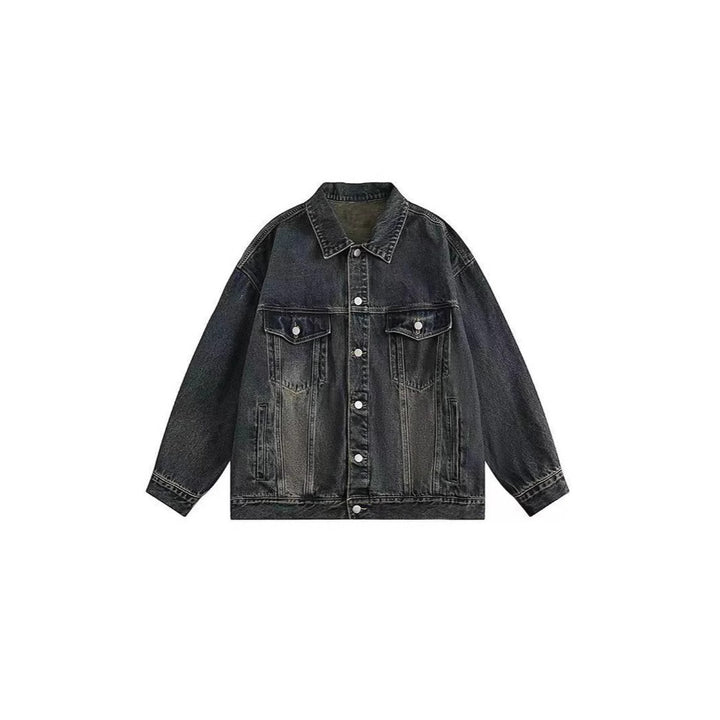 Damen Jeansjacke mit Vintage-Waschung und praktischen Taschen Drune