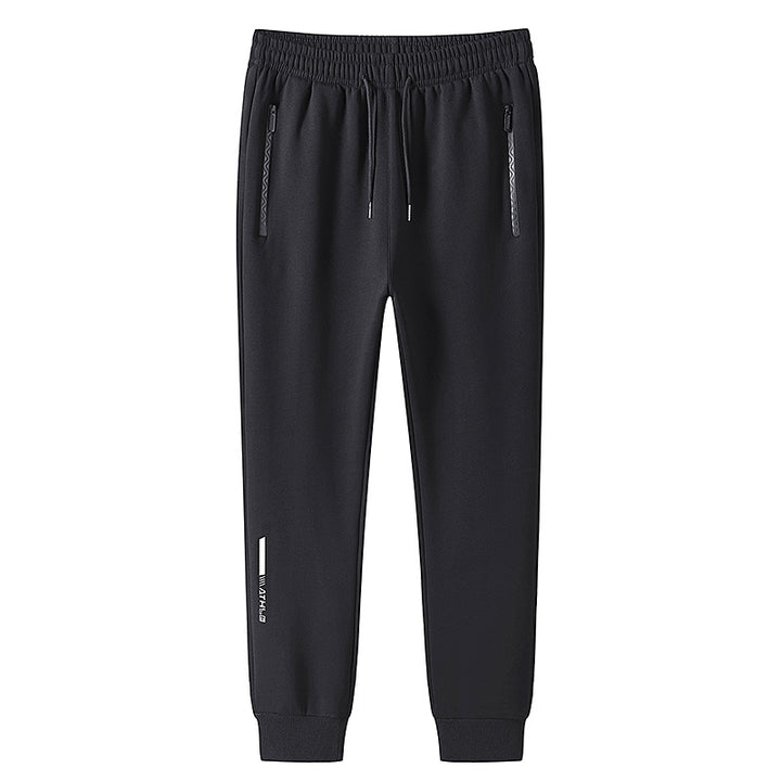 Herren Sport-Jogginghose mit elastischem Bund und Reißverschlusstaschen Drune