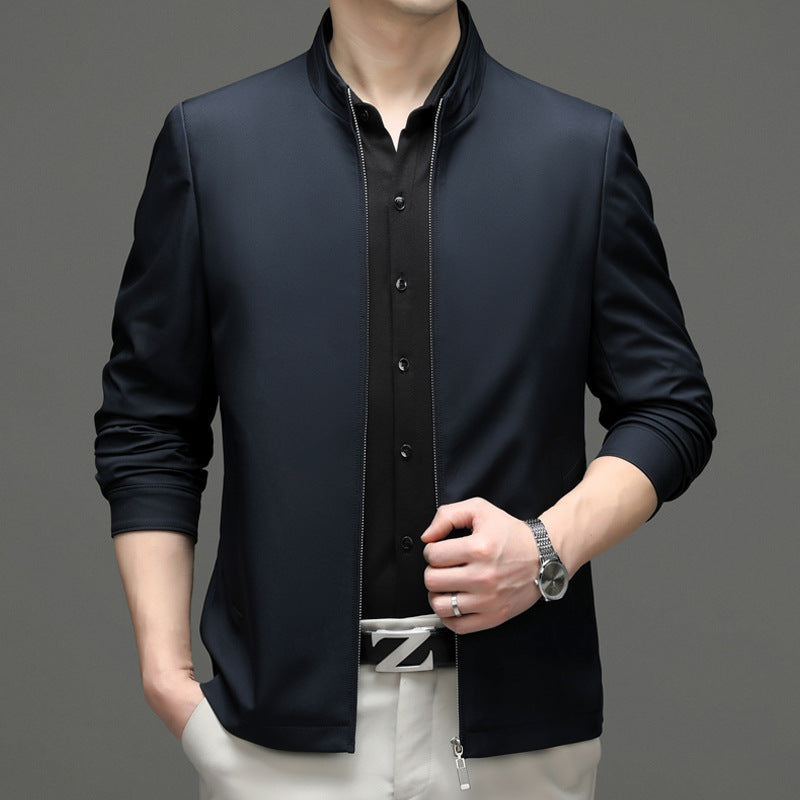 Herren moderne Sportjacke mit praktischem Stehkragen und Atmungsaktivität Drune