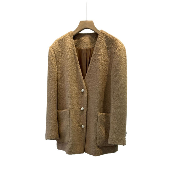 Eleganter strukturierter Blazer für Frauen Drune