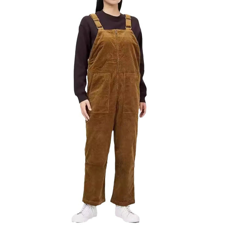 Damen Lässiger Cordoverall mit praktischen Taschen Drune