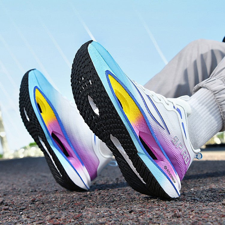 Unisex leichte Laufschuhe mit dämpfender Plattformsohle und atmungsaktivem Obermaterial Drune