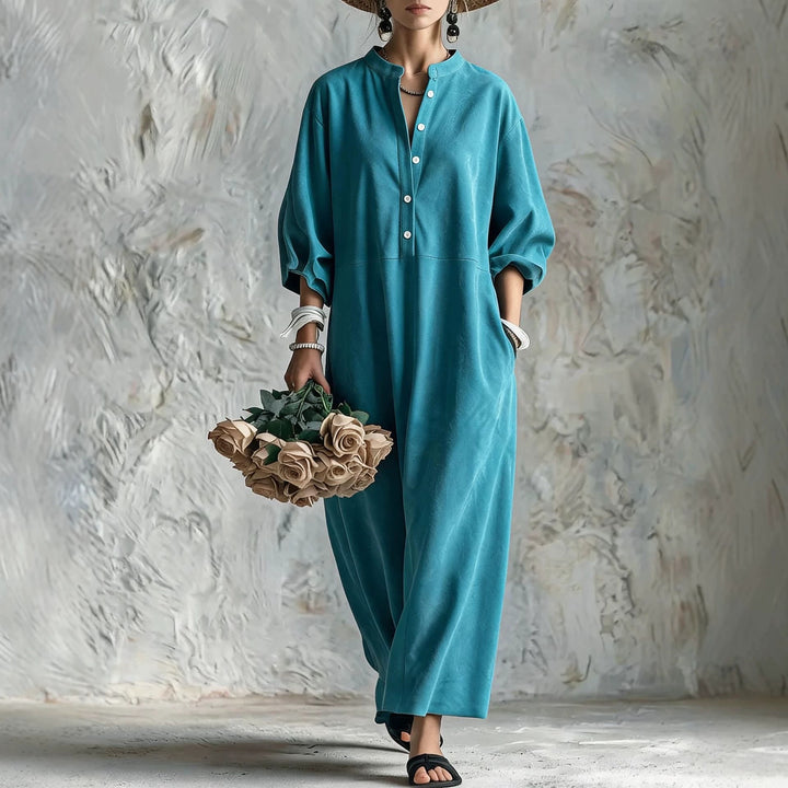 Damen Lässiges Maxikleid Drune